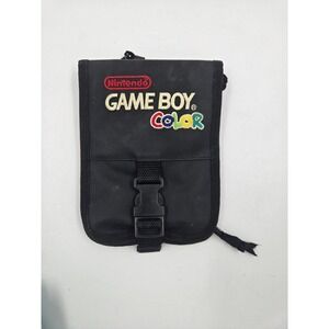 Official Nintendo Gameboy Color Black Carrying Travel Case GBC